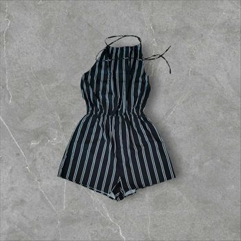 combi short rayures été femme taille 36 / S