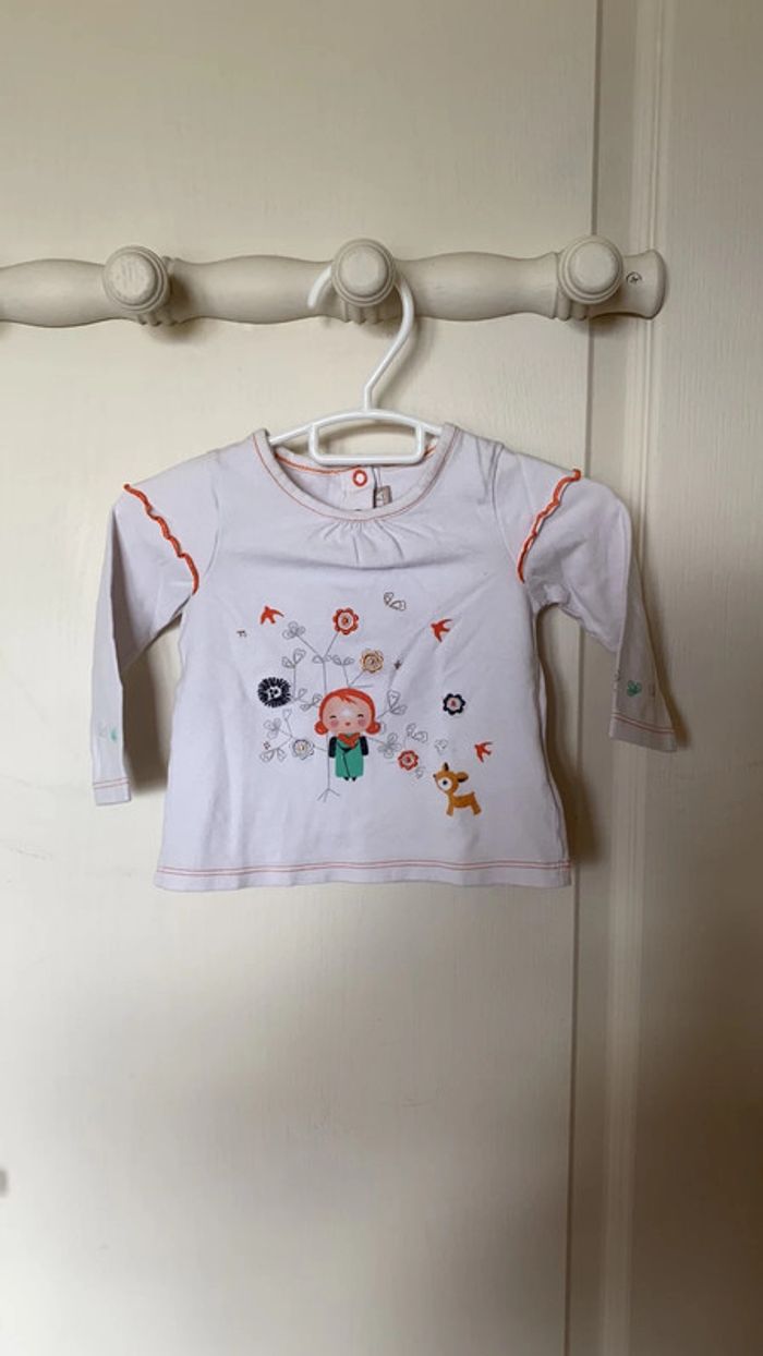 Lot de 3 teeshirt manches longues