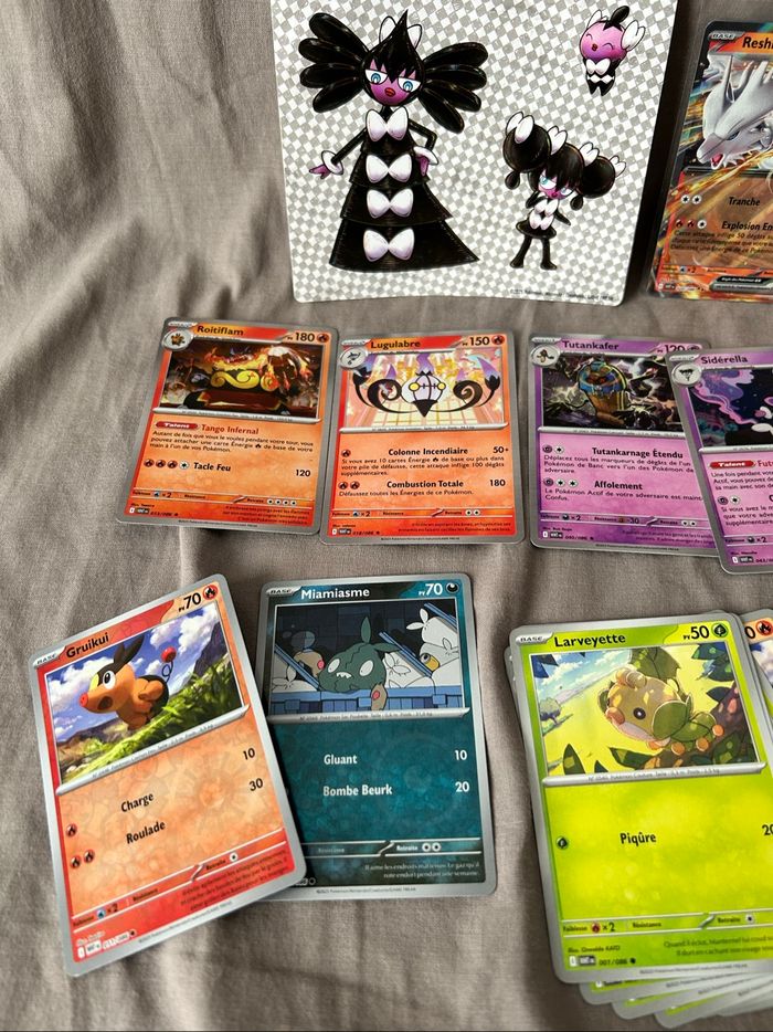 Lot cartes Pokémon flammes blanches EV10.5 - photo numéro 2