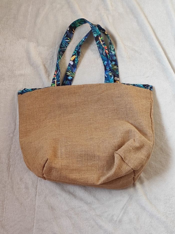 Sac en toile et tissu - photo numéro 5