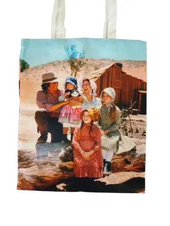 Tote bag sac cabas La petite maison dans la prairie