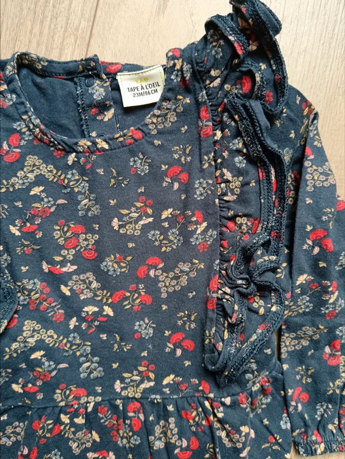 Blouse fleurie TAO 2 ans - photo numéro 2