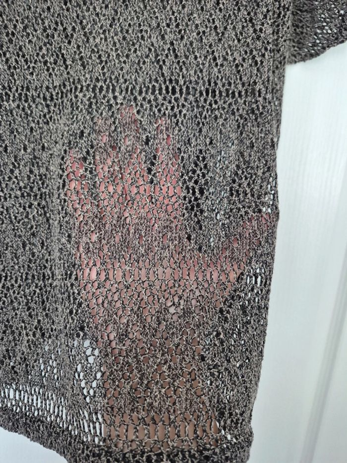 Tee-shirt maille transparent - photo numéro 2