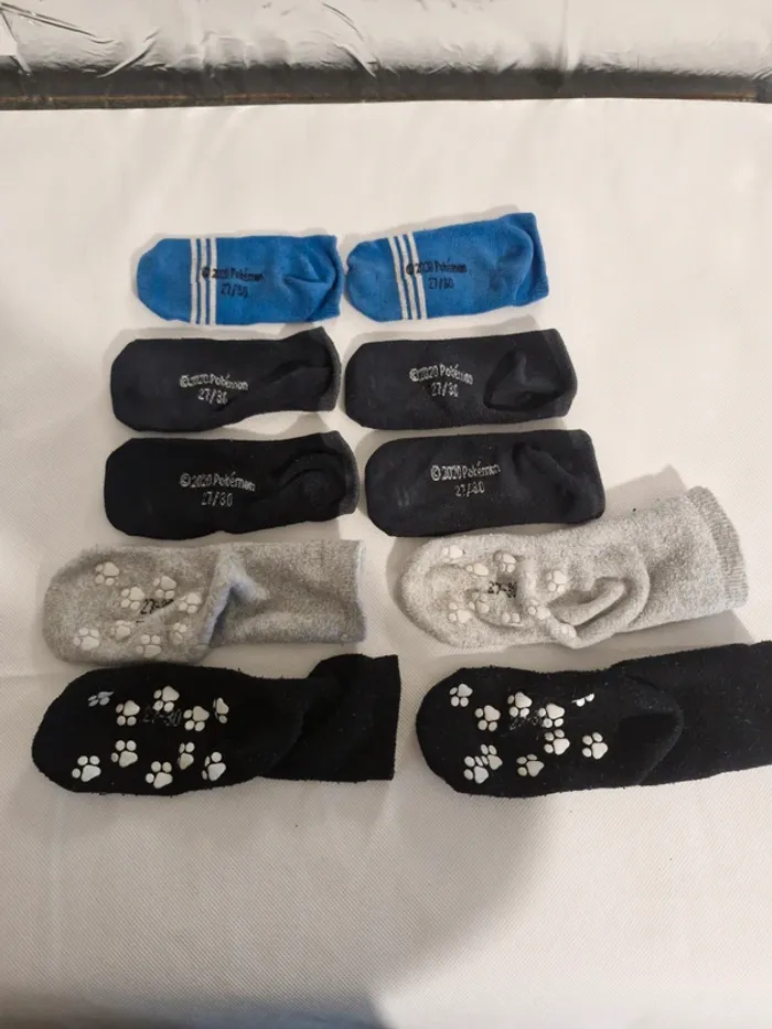 Lot de 12 paires de chaussettes & soquettes 27-30 Pokémon, Tissaia, sans marque - photo numéro 3