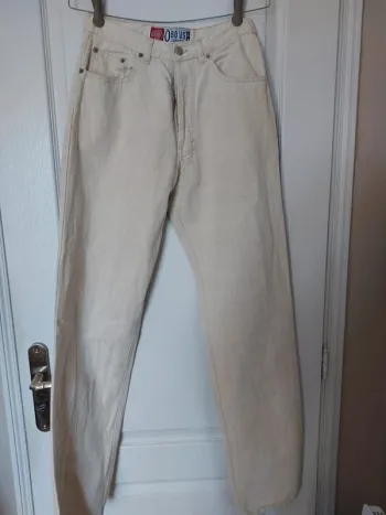 Pantalon cargo en lin