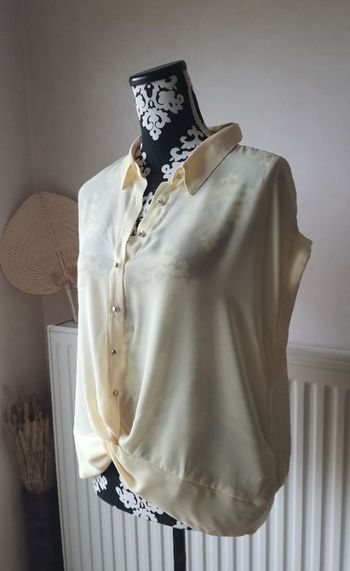 Blouse/chemise Camaïeu jaune, taille: 44, neuf