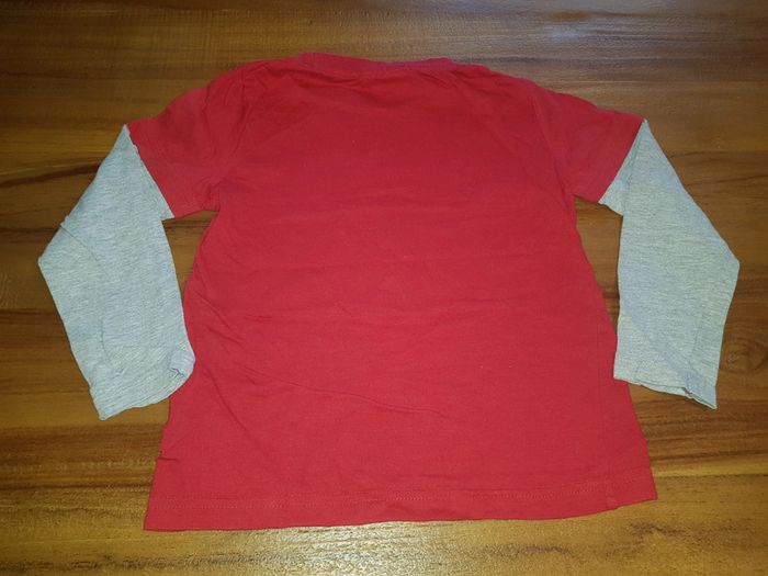 T-shirt rouge Mickey manches longues Disney - photo numéro 2