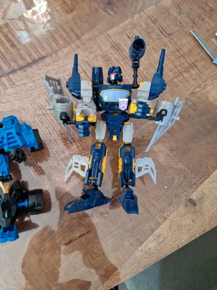 Lot de 4 transformers construc bot - photo numéro 5