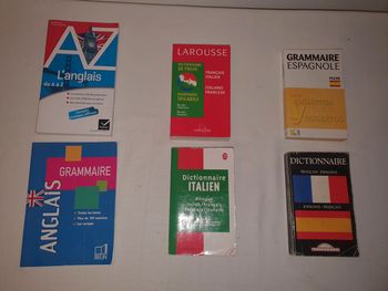 Anglais Italien Espagnol Grammaire Dictionnaire Hatier Belin Larousse