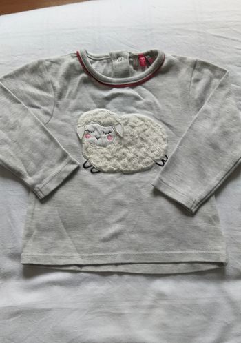 Tee-shirt Orchestra gris clair à motif