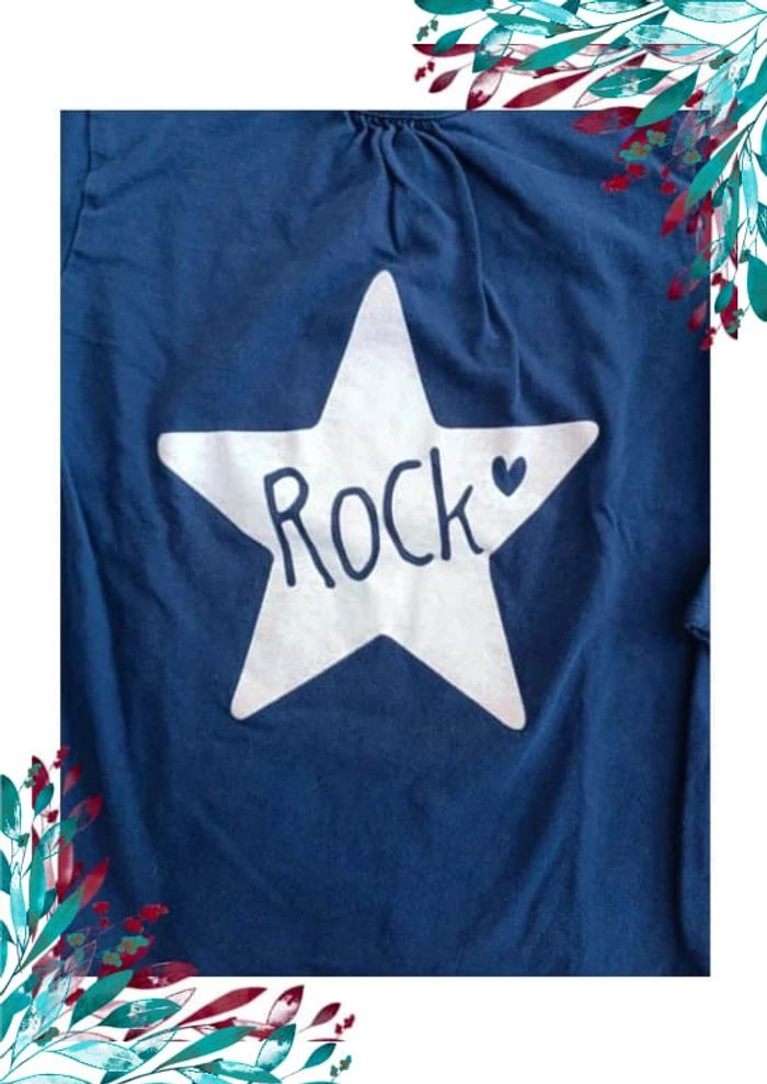 T-shirt fille 4 ans Rock - photo numéro 3