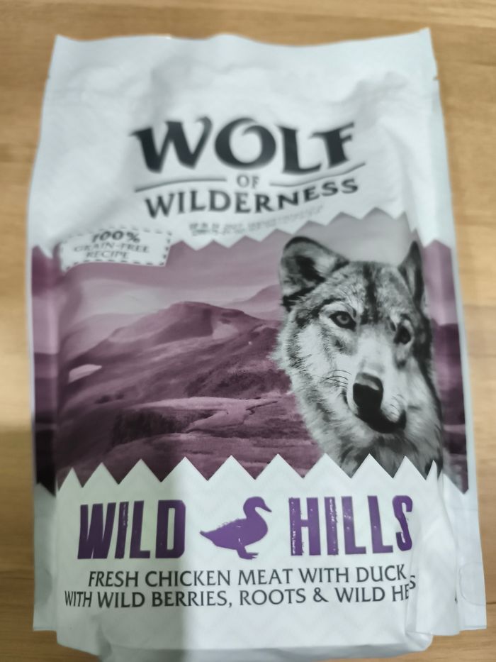 Aliment complet pour chien wolf or wilderness