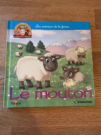 Livre Altaya Les animaux de la ferme de Célestin et Célestine Le mouton Numéro 2
