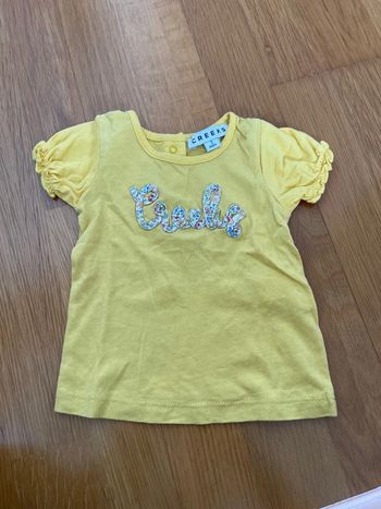 T-shirt fille Creeks neuf taille 3 mois