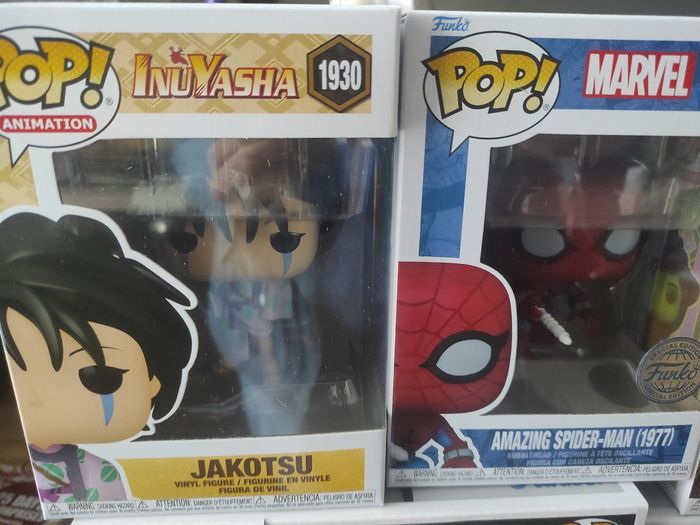Lot de pop spiderman Inuyasha wicked stranger things dragon ball - photo numéro 4
