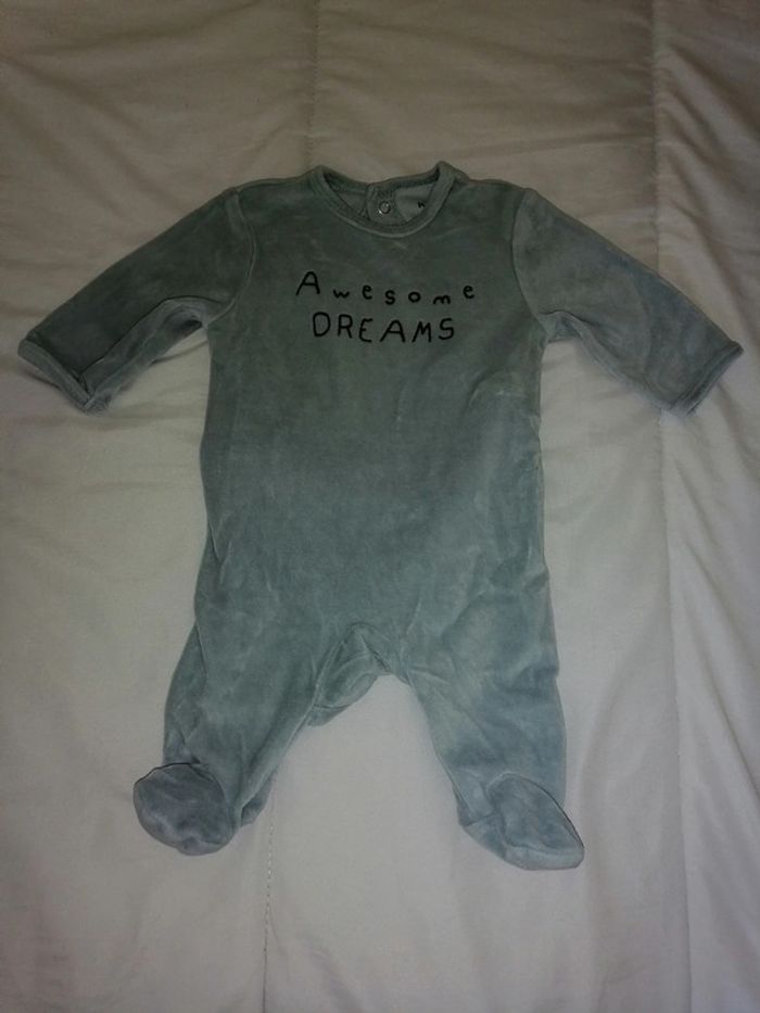 Pyjama bébé garçon vert /bleu