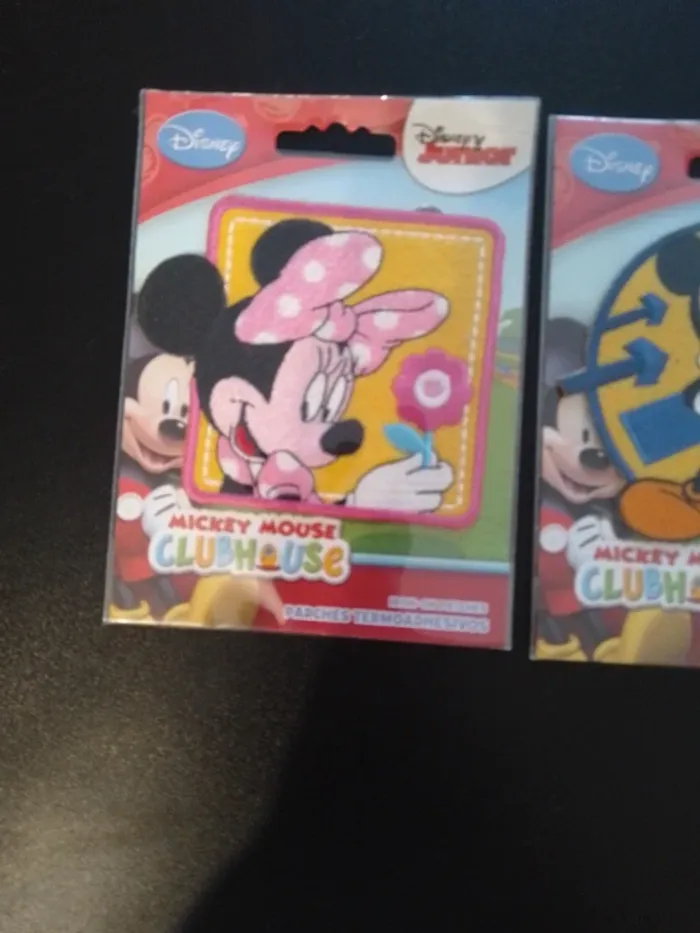 lot de 2 décopatchs disney minnie et mickey neuf - photo numéro 2