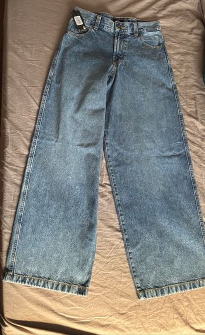 Jean baggy Dickies wave bleu clair delavé W34 L30 - photo numéro 2
