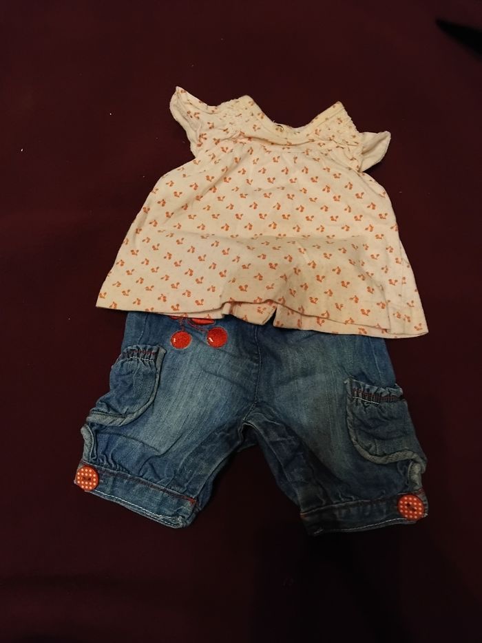 Ensemble 1 mois bébé fille