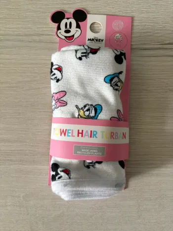 Serviette neuve de séchage pour cheveux Disney Mickey
