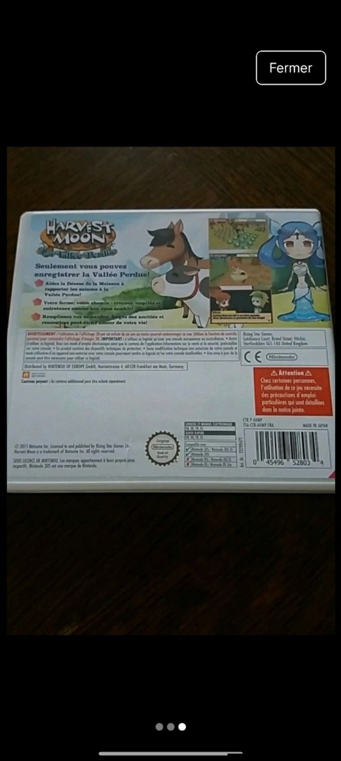 Jeu 3 ds harvest moon - photo numéro 3