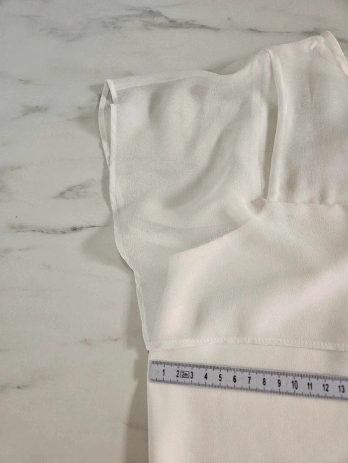 Débardeur avec voile blanc taille M - photo numéro 6