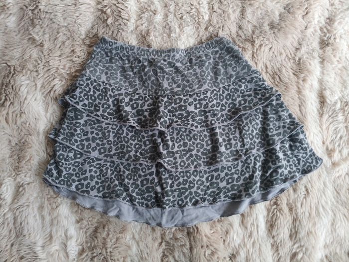 Jupe grise motif léopard 6 ans -In Extenso - photo numéro 2