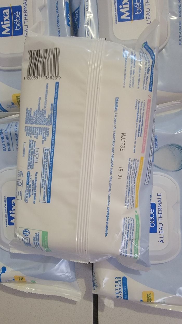7 Lingettes mixa bébé - photo numéro 2