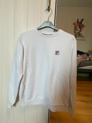 Pull blanc Fila taille 11/12 ans