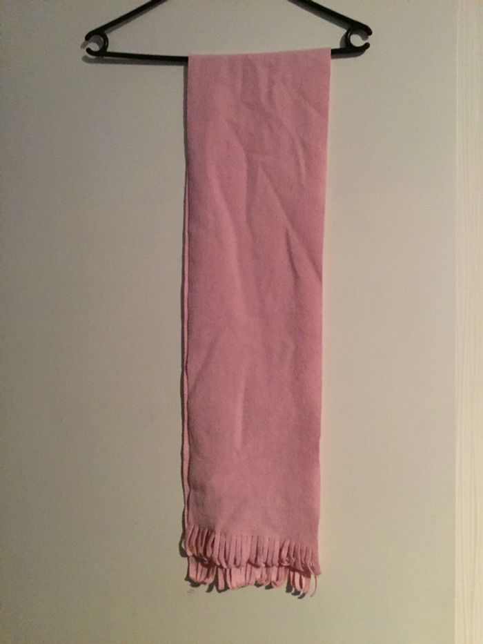 Écharpe polaire rose