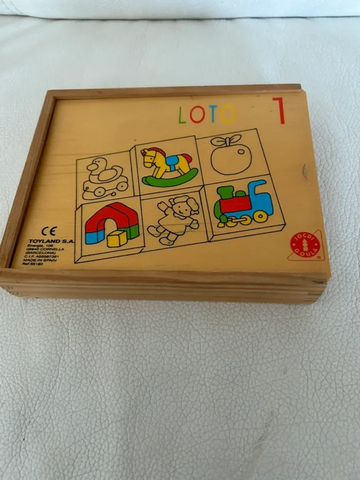 Loto pour enfant en bois