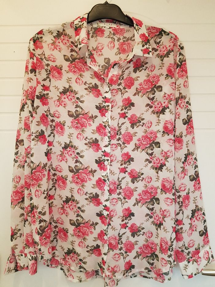 Chemisier fleuri