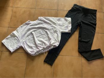 Ensemble leggings + sweat taille S
