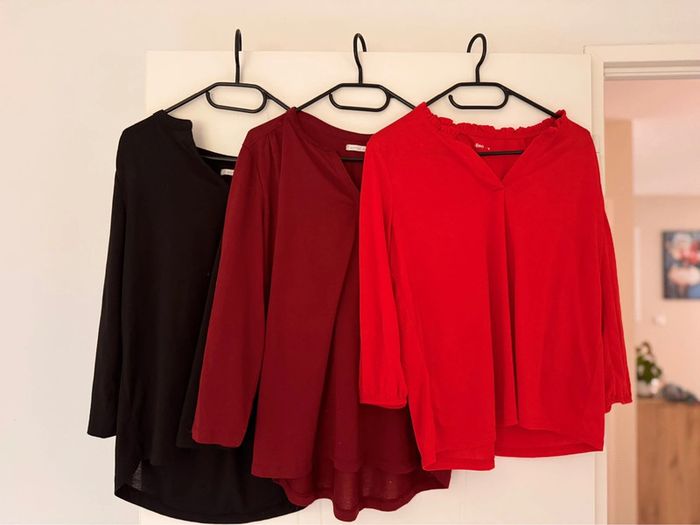 Lot de 3 blouses gemo taille M - photo numéro 5