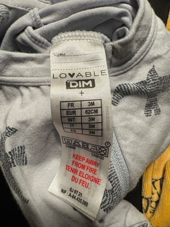 Lot pyjamas Dim - photo numéro 2
