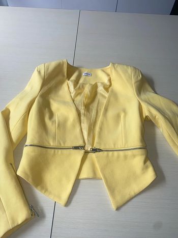 Veste jaune blazer