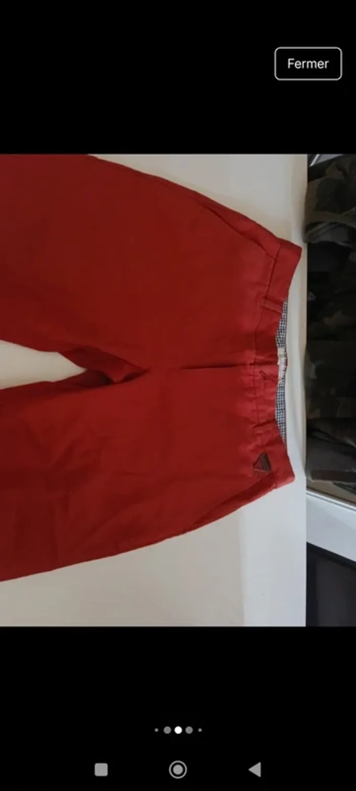 Pantalon chino homme eleven Paris taille 42 coupe droite - photo numéro 4