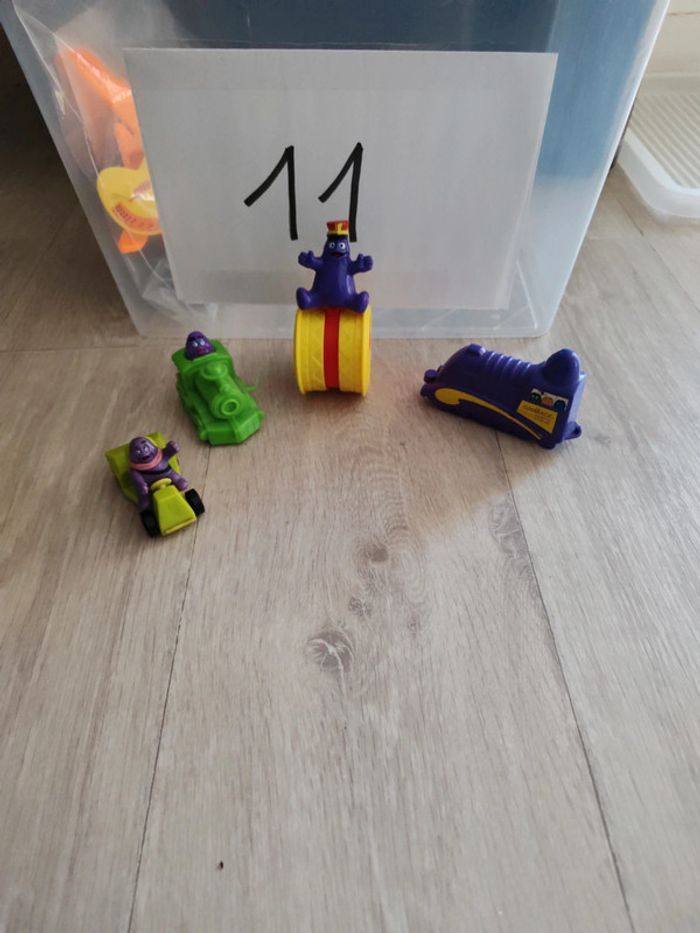 Figurine McDonald's grimace ×4..