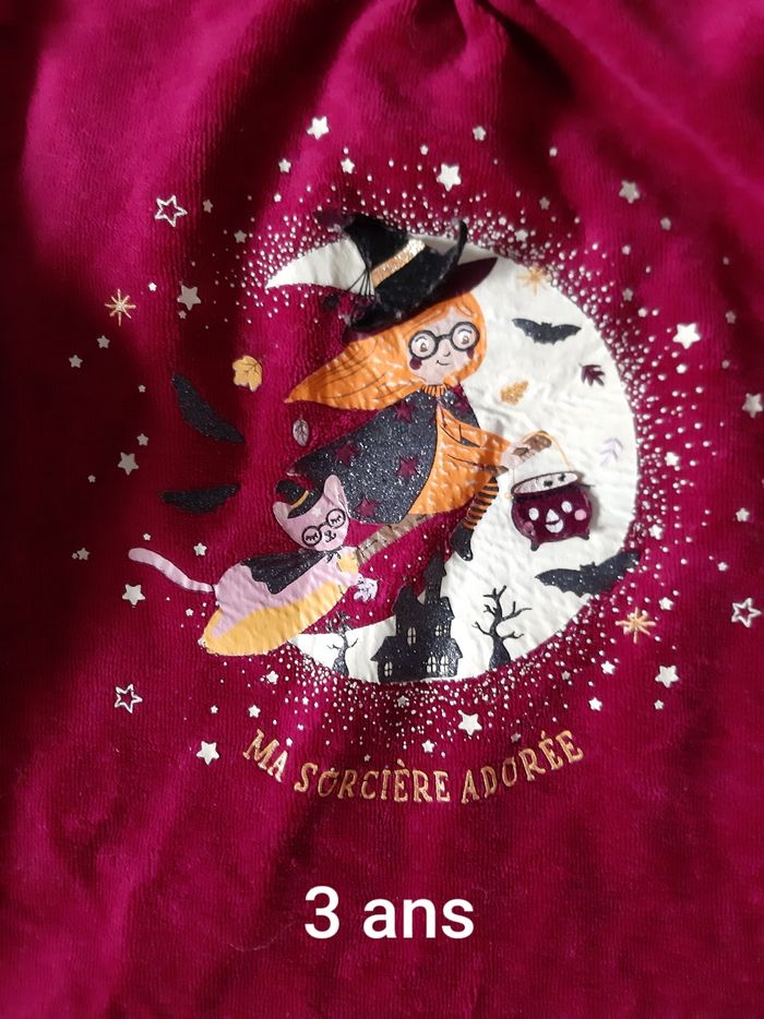 pyjama chaud sorcière Halloween fille - Sergent Major - 3 ans - photo numéro 10