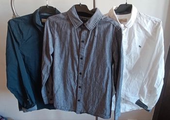 Lot de 3 chemises garçon 12 ans