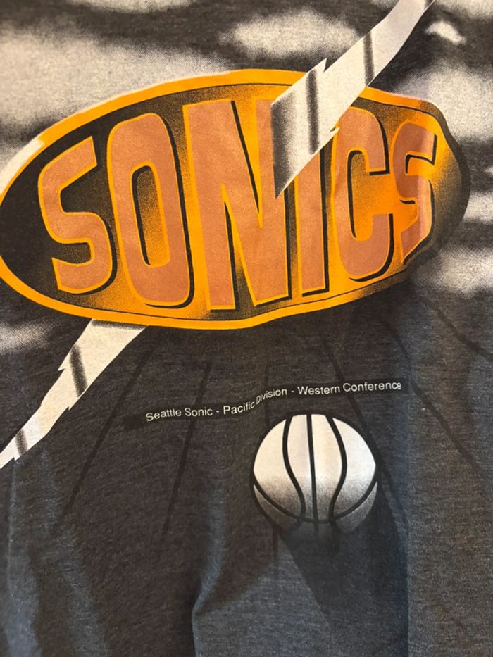 Maillot Sonics Seattle NBA vintage - photo numéro 8