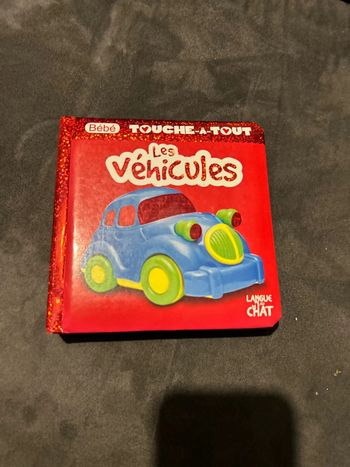 Livre à toucher les véhicules