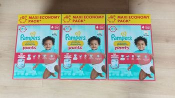 3 maxis economy packs Pampers premium protection pants taille 4