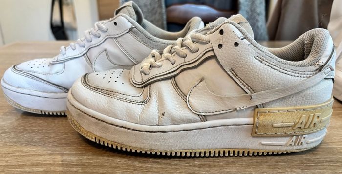 Nike Air Force 1 Shadow blanches - Taille 38.5 👟 - photo numéro 4