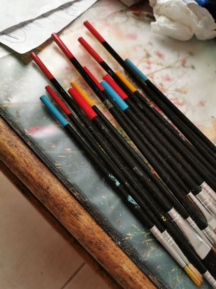 Lot de 14 pinceaux - photo numéro 3