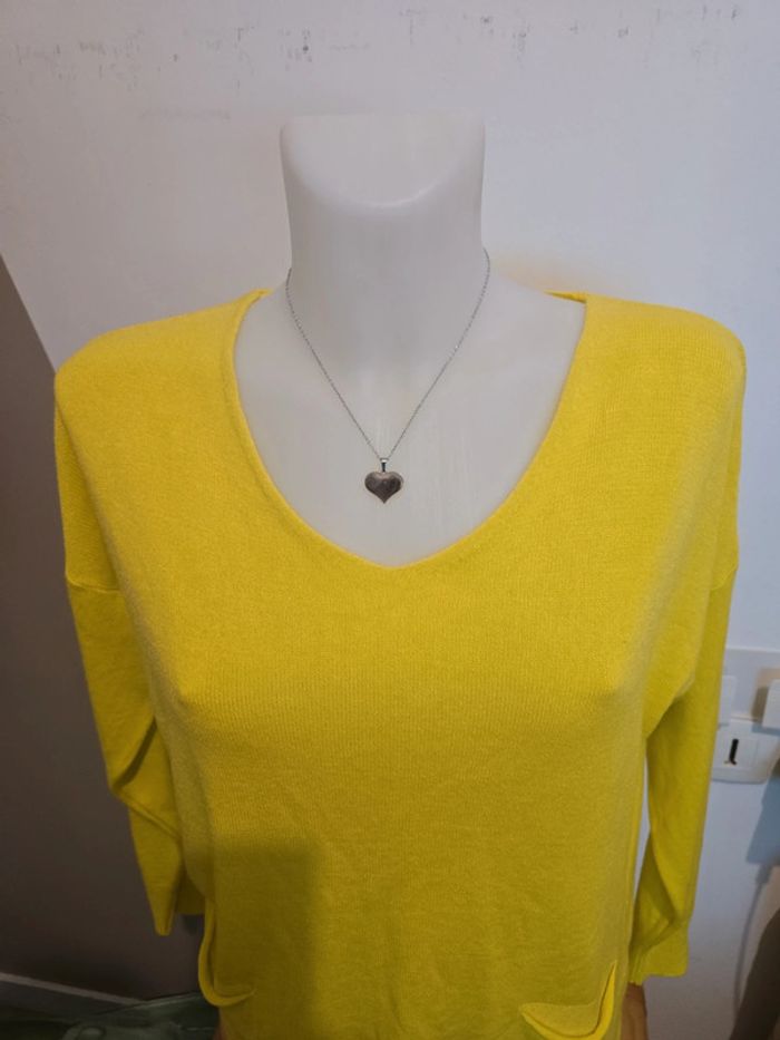 Magnifique collier neuf en acier inoxydable