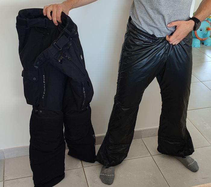 🏍️🌧️Pantalon de moto, marque Bering, modèle Odyssée, vendu avec son aqua membrane amovible - taille M - parfait état - photo numéro 3