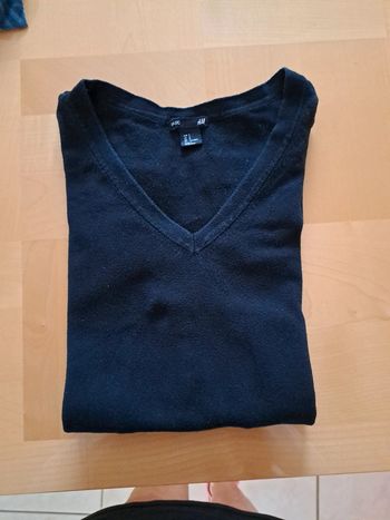 Pull noir Taille S #isacorbashomme