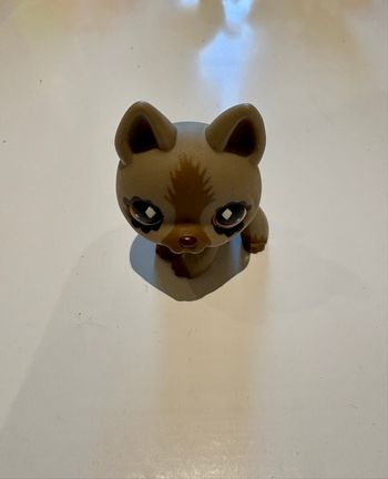 Figurine Pet Shop chien gris 