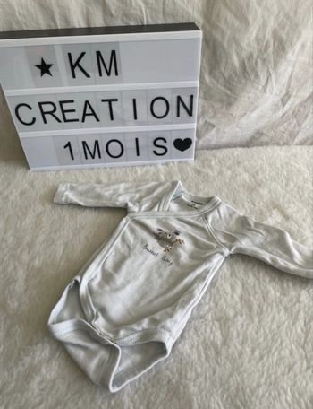Body 1 mois kiabi
